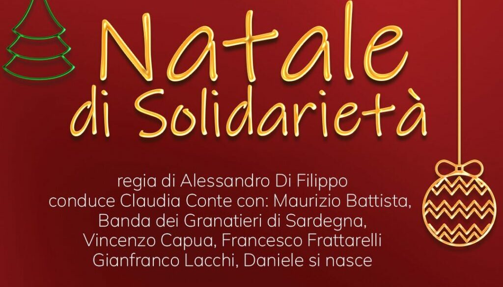 NATALE DI SOLIDARIETA’ – 9 DICEMBRE 2024 – AUDITORIUM DELLA CONCILIAZIONE